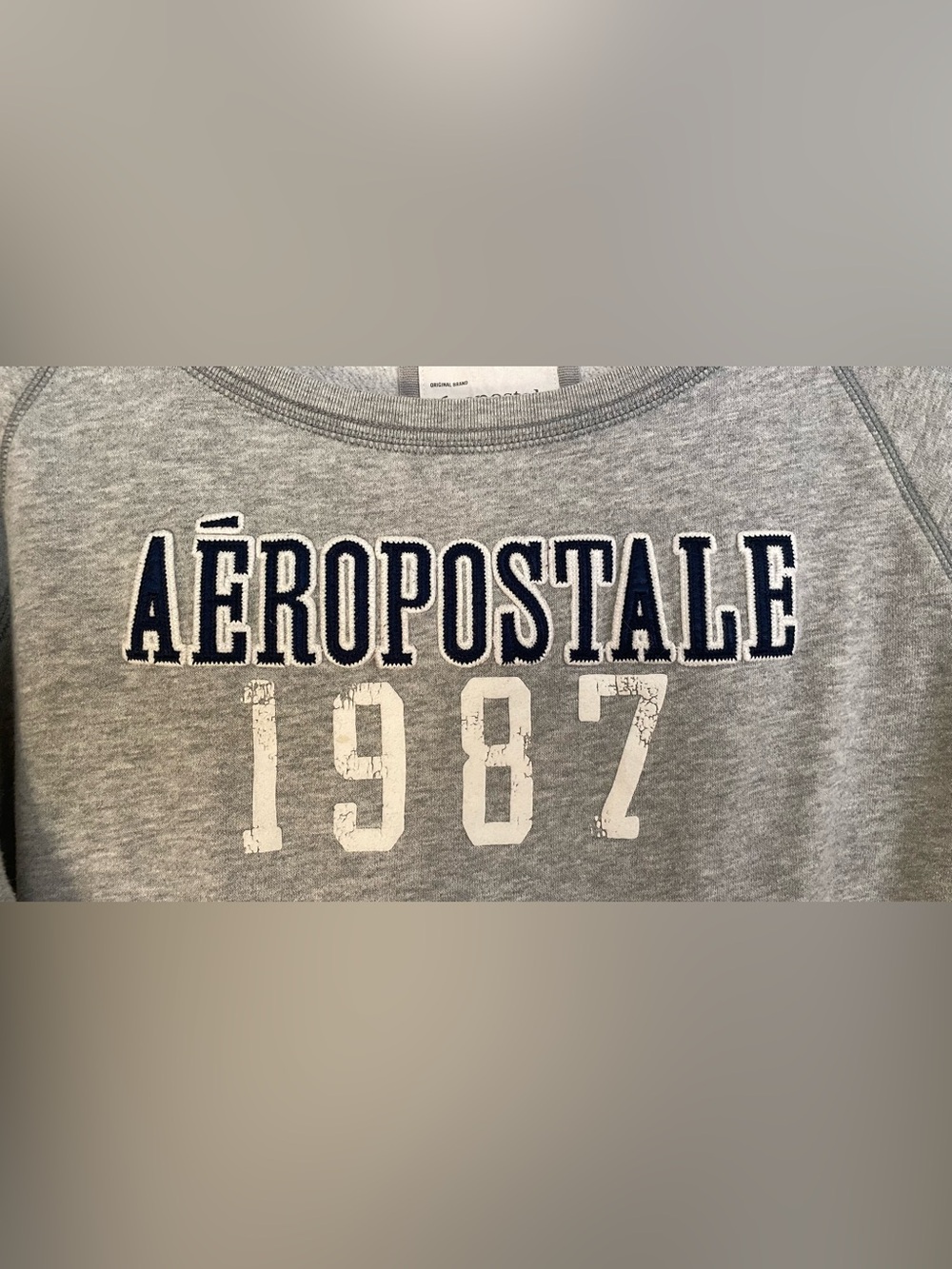 Aeropostale off-the-shoulder sweatshirt - Picture 4 of 6